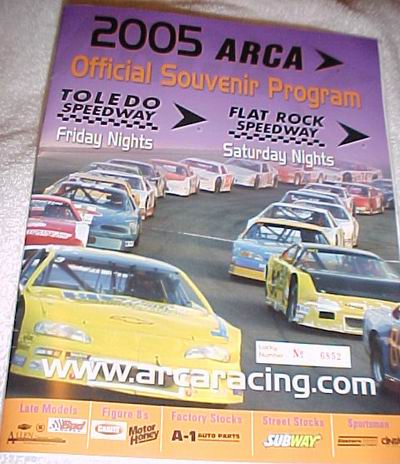 Flat Rock Speedway - 2005 Program From Randy (newer photo)